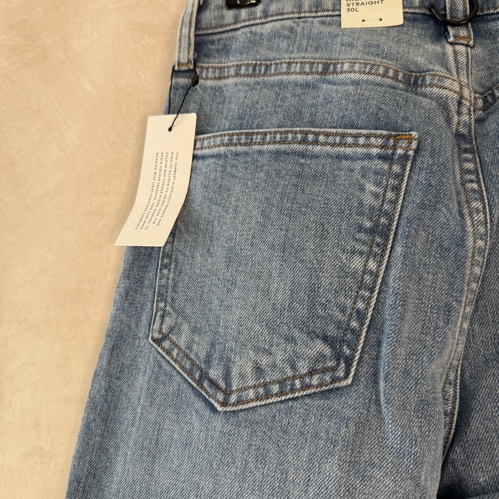 Aritzia Denim Forum The Arlo High Rise Straight Jeans Size 25W 30L - Picture 7 of 9